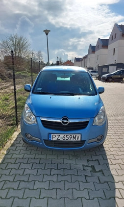 Opel Agila cena 9500 przebieg: 85952, rok produkcji 2008 z Luboń małe 92